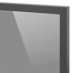 Porte de meuble de cuisine vitrée Winterana noir l. 39,7 x H. 71,5 cm GoodHome