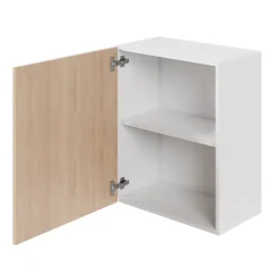 Porte de meuble de cuisine Chia décor chêne clair mat l. 60 cm x H. 72 cm GoodHome