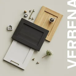 Porte de meuble de cuisine Verbena chêne massif l. 40 cm x H. 90 cm GoodHome