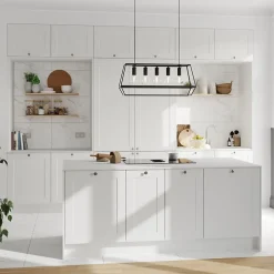 Porte de meuble de cuisine Artemisia blanc mat l. 50 cm x H. 72 cm GoodHome