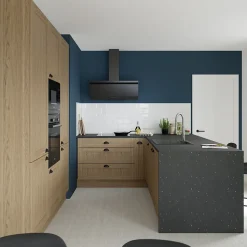 Porte de meuble de cuisine Alpinia décor chêne mat l. 60 cm x H. 72 cm GoodHome