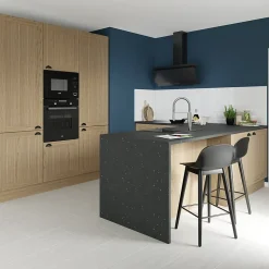 Porte de meuble de cuisine Alpinia décor chêne mat l. 60 cm x H. 72 cm GoodHome