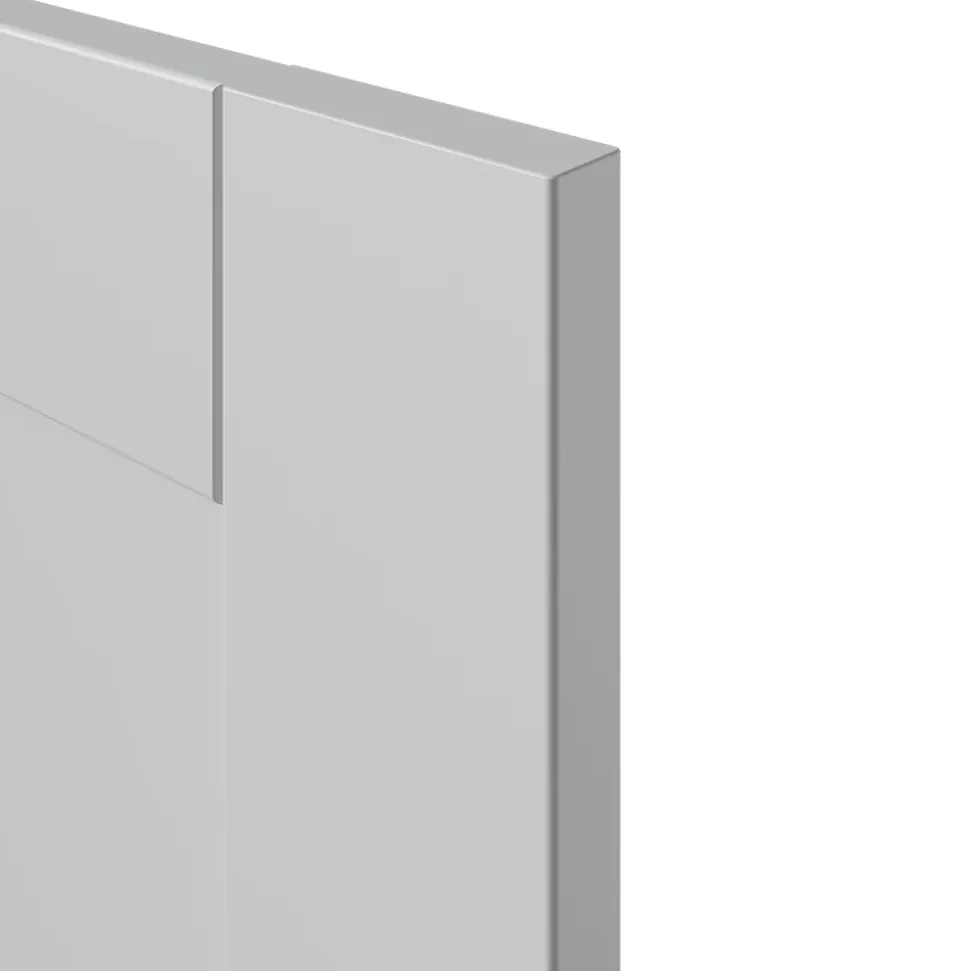 Porte de meuble de cuisine Ash gris mat l. 59,7 cm x H. 71,5 cm GoodHome