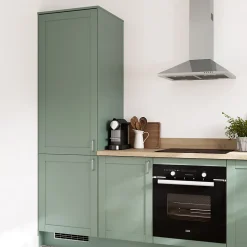 Porte de meuble de cuisine Ash vert sauge l. 59,7 cm x H. 128,7 cm GoodHome