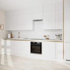 Porte de meuble de cuisine pour électroménager Stevia blanc mat l. 59,7 x H. 45,3 cm GoodHome