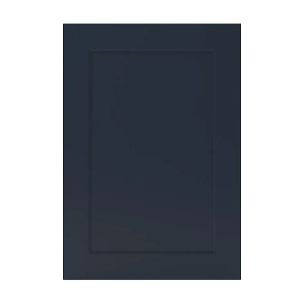 Porte de meuble de cuisine Artemisia bleu mat l. 50 cm x H. 72 cm GoodHome