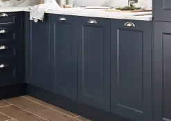 Porte de meuble de cuisine Artemisia bleu mat l. 50 cm x H. 72 cm GoodHome