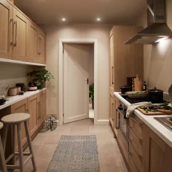 Porte de meuble de cuisine Alpinia décor chêne mat l. 50 cm x H. 71,5 cm GoodHome