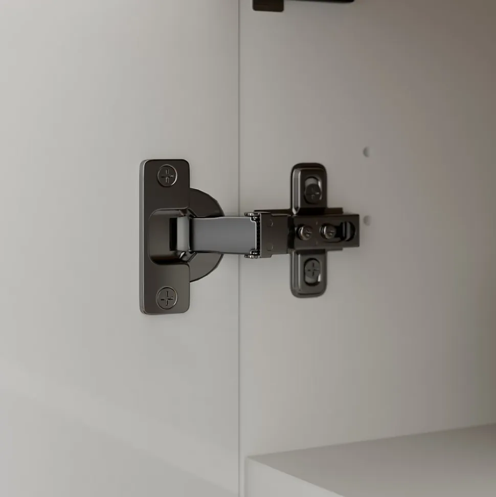 Porte de meuble de cuisine Stevia blanc brillant l. 60 cm x H. 72 cm GoodHome