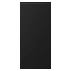 Porte de meuble de cuisine Garcinia noir mat l. 59,7 x H. 128,7 cm GoodHome