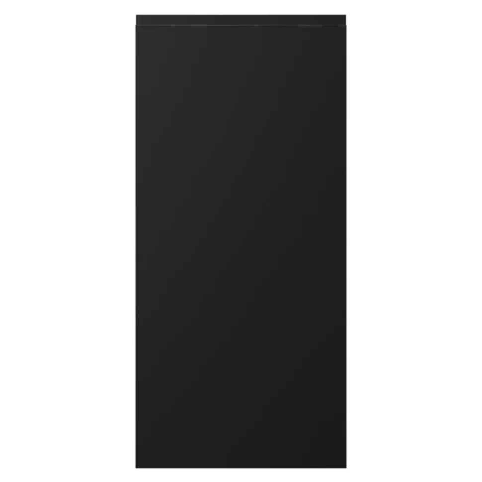 Porte de meuble de cuisine Garcinia noir mat l. 59,7 x H. 128,7 cm GoodHome