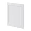 Porte de meuble de cuisine Artemisia blanc mat l. 45 cm x H. 60 cm GoodHome