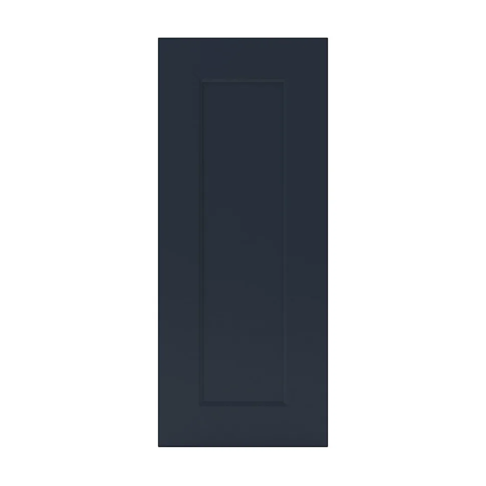 Porte de meuble de cuisine Artemisia bleu mat l. 30 cm x H. 72 cm GoodHome