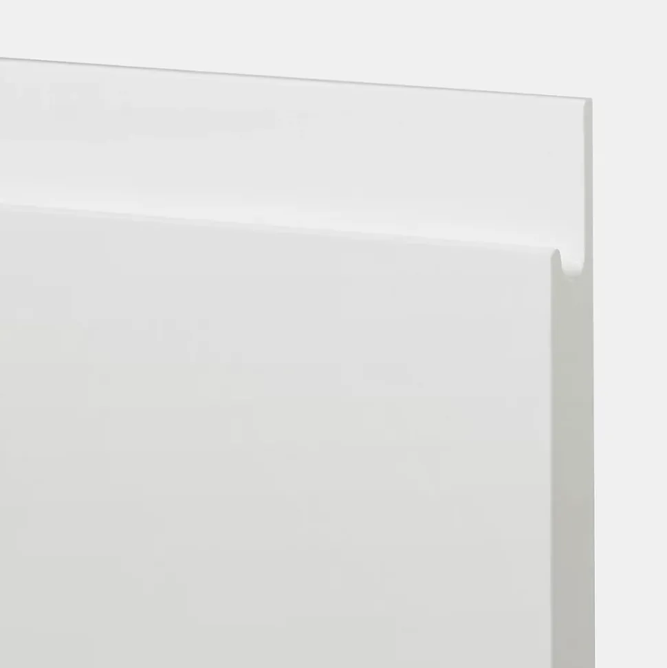 Porte de meuble de cuisine Garcinia blanc brillant l. 40 cm x H. 72 cm GoodHome