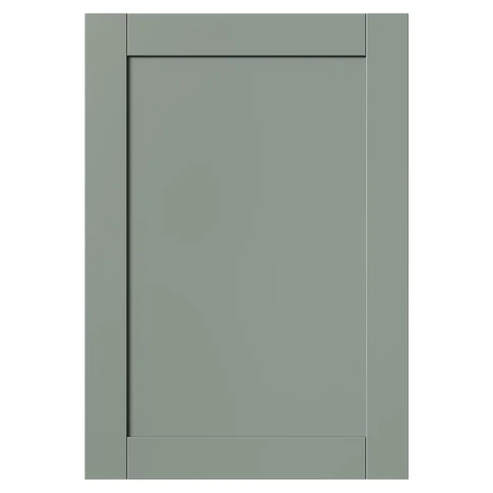 Porte de meuble de cuisine Ash vert sauge l. 49,7 cm x H. 71,5 cm GoodHome