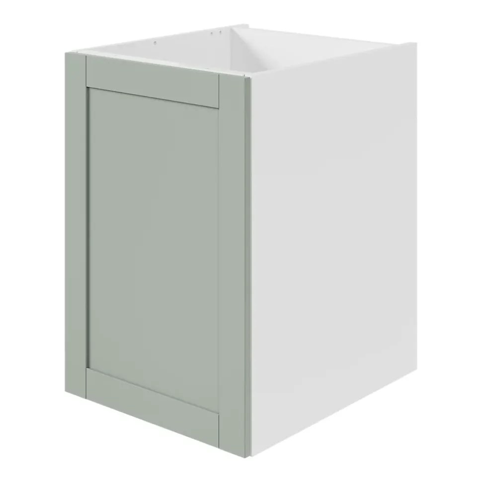 Porte de meuble de cuisine Ash vert sauge l. 49,7 cm x H. 71,5 cm GoodHome