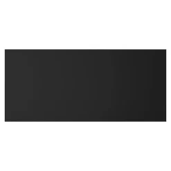 Porte de meuble de cuisine Stevia noir mat l. 80 cm x H. 36 cm GoodHome