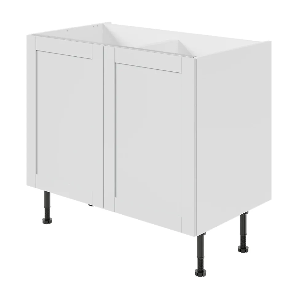 Porte de meuble de cuisine Ash gris mat l. 49,7 cm x H. 71,5 cm GoodHome