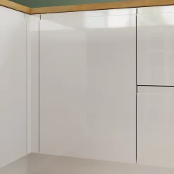 Porte de meuble de cuisine Garcinia blanc brillant l. 50 cm x H. 72 cm GoodHome