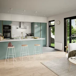 Porte de meuble de cuisine Stevia vert mat l. 25 cm x H. 72 cm GoodHome