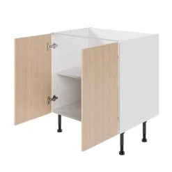 Porte de meuble de cuisine Chia décor chêne clair mat l. 40 cm x H. 72 cm GoodHome