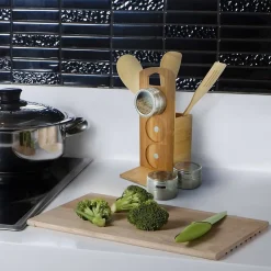 Porte ustensiles et épices en bambou Cook