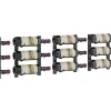 Porte-Bouteille kit mural pour 15 bouteilles noir