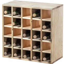 Porte-bouteilles KADAX Chess naturel K11375