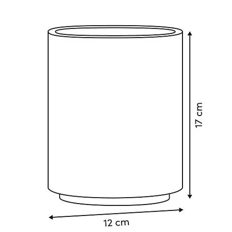 Pot à cotons Come D12x17cm beige - Beige- 5five