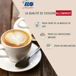 Pot à lait en inox 1,6 litres Elo Citrin