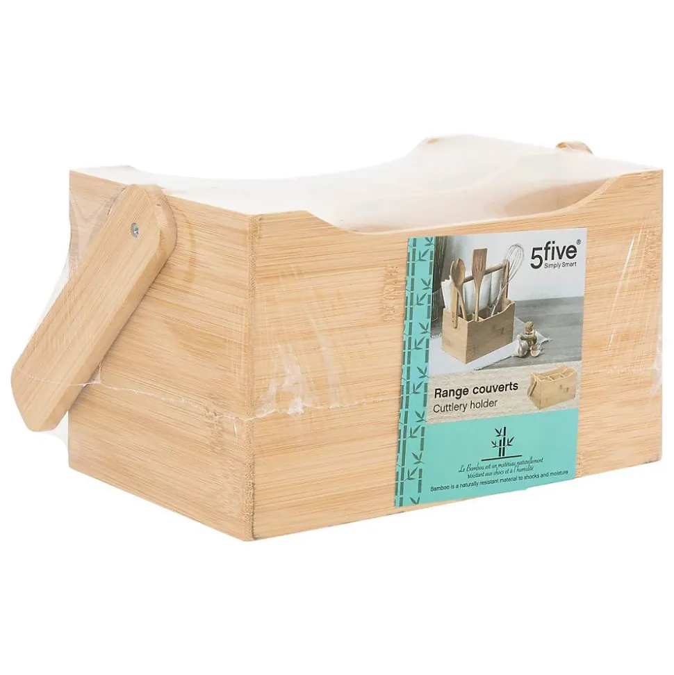 Pot à ustensiles avec anse Bambou - 5Five