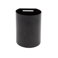 Pot à ustensiles de cuisine à suspendre en acier noir mat