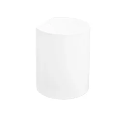 Pot à ustensiles de cuisine à suspendre en acier blanc