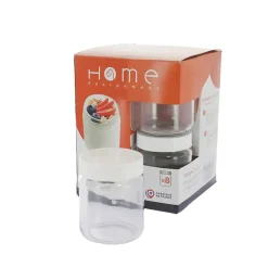 Pot de yaourt en verre avec couvercle à visser, x8 80155 pour Yaourtière