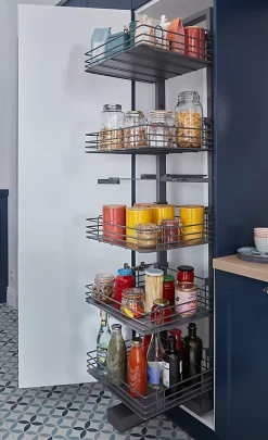 Pot en céramique Ornami terracotta avec couvercle en bambou Lucie 0,45 L