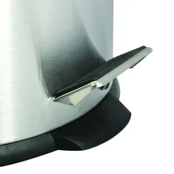 Poubelle à pédale de cuisine Inox 30L Gris MSV