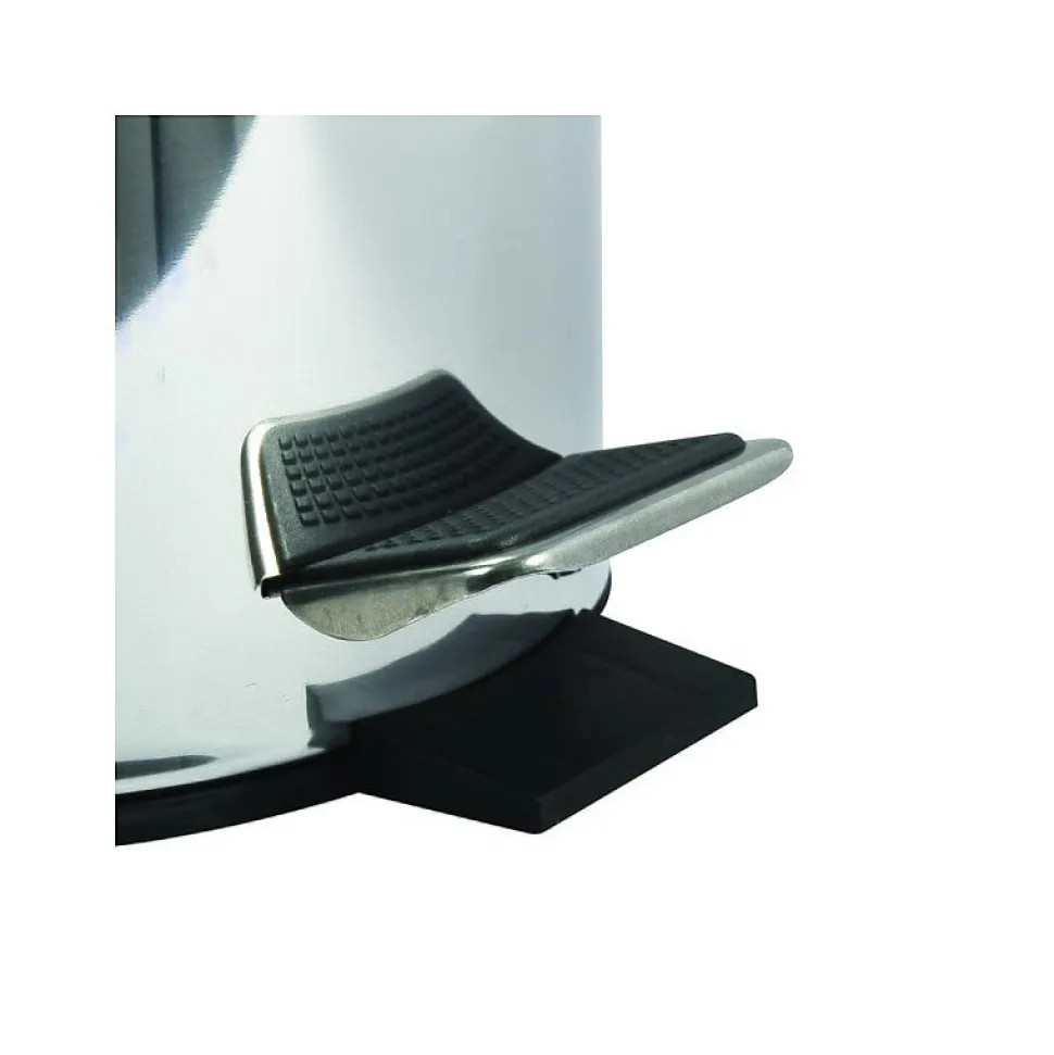 Poubelle à pédale de cuisine Inox Miroir 30L Inox MSV