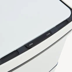 Poubelle à capteur Venna acier 72 L beige en.casa