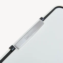 Poubelle à capteur Venna acier 72 L beige en.casa