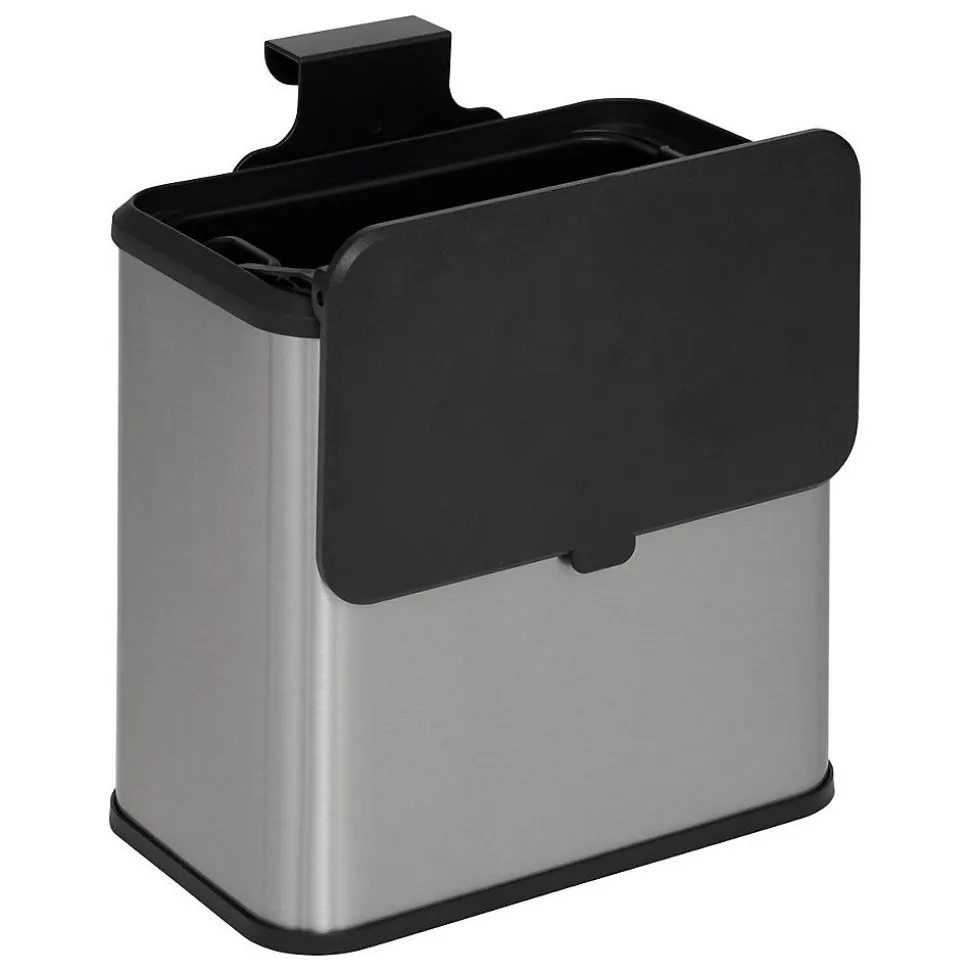 Poubelle à compost en inox 5L - Noir- 5five
