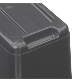 Poubelle 2 ouvertures plastique 45L Gris - 5Five