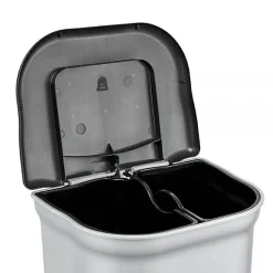 Poubelle à pédale 2 bacs pour tri 2 x 11 litres