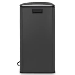 Poubelle à pédale 2 x 30L, grey edition - 916