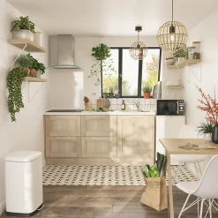 Poubelle à pédale Ariane 5Five blanche 30 L