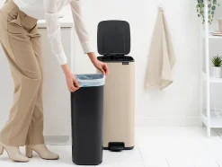 Poubelle à pédale Bo 30L beige Brabantia