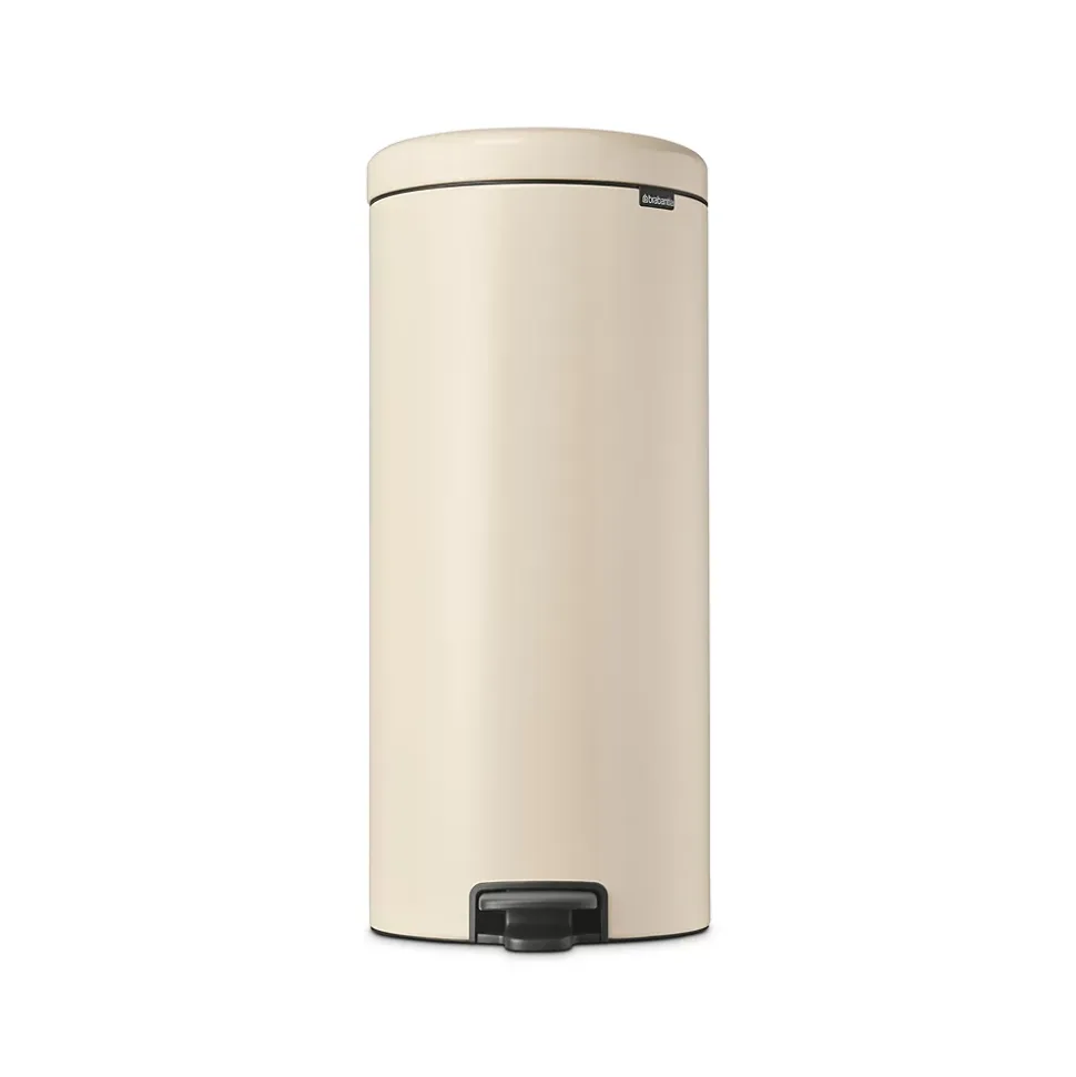 Poubelle à pédale coloris beige Brabantia NewIcon 30 L