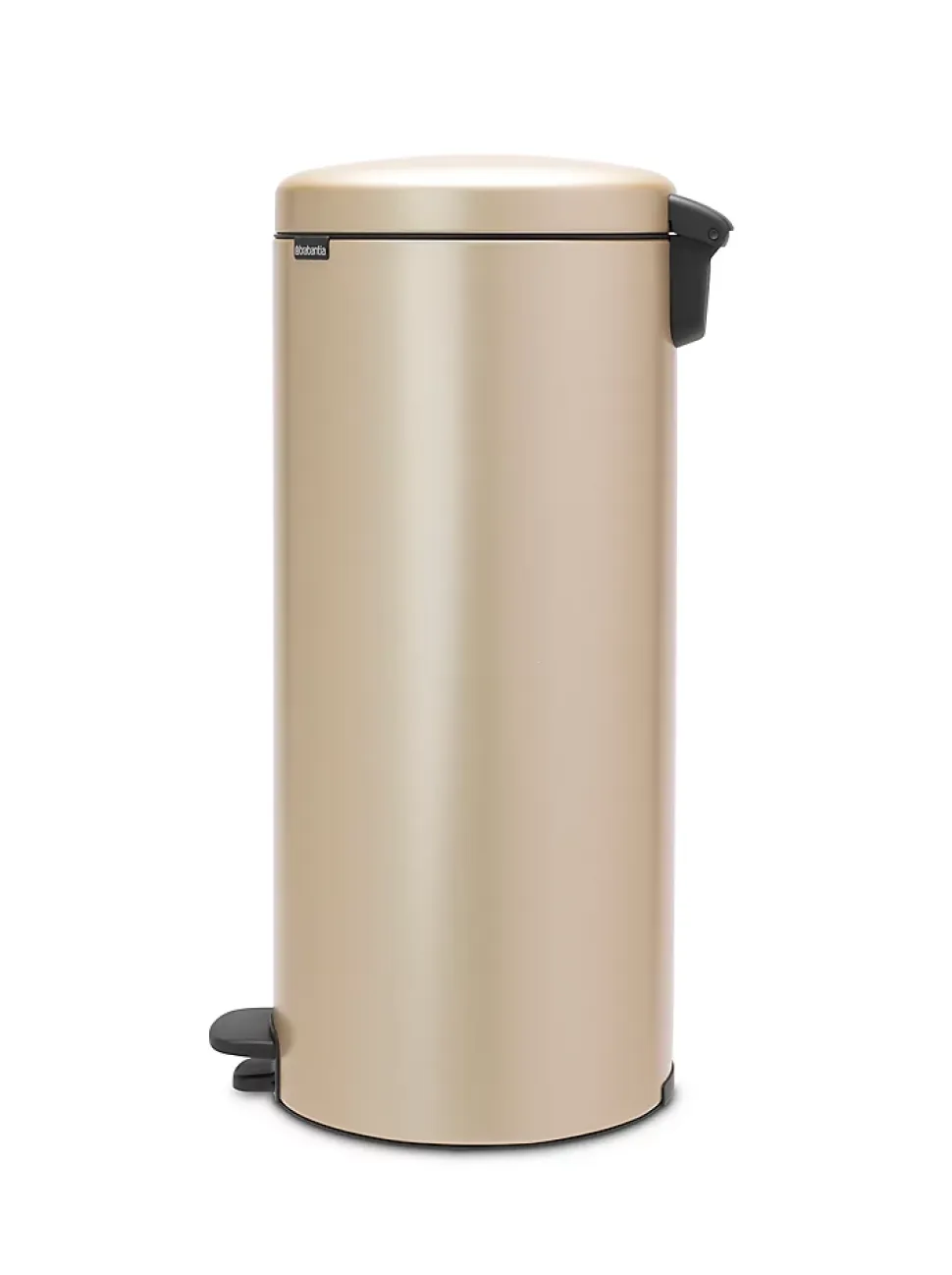 Poubelle à pédale coloris champagne Brabantia NewIcon 30 L