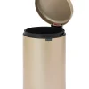 Poubelle à pédale coloris doré Brabantia NewIcon 20 L