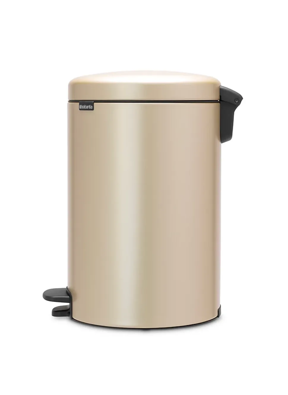 Poubelle à pédale coloris doré Brabantia NewIcon 20 L
