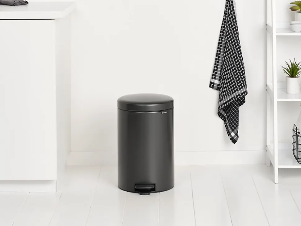 Poubelle à pédale coloris gris Brabantia NewIcon 20 L
